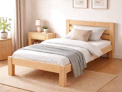 Postel NINA 90x200 cm + matrace Maxi Flexifoam 15 cm + rošt