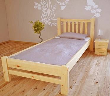 Postel z masivu KIKA - 120 cm