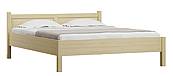 Postel z masivu Nikolas L112 - š. 120cm, bílá
