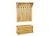 Předsíňový set Classic Wood 2 z masivu