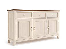 Provensálská komoda LEVANDE K3P z masivu krémová