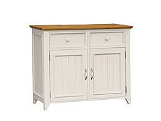 Provensálská komoda LEVANDE K4P z masivu krémová