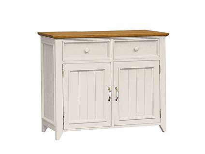 Provensálská komoda LEVANDE K4P z masivu krémová