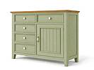 Provensálská komoda LEVANDE K7P z masivu olivová