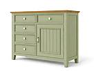Provensálská komoda LEVANDE K7P z masivu olivová