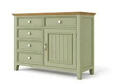 Provensálská komoda LEVANDE K7P z masivu olivová