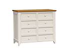 Provensálská komoda LEVANDE K8P z masivu krémová