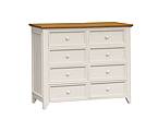 Provensálská komoda LEVANDE K8P z masivu krémová