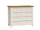 Provensálská komoda LEVANDE K8P z masivu krémová