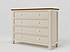 Provensálská komoda LEVANDE K8P4S z masivu krémová