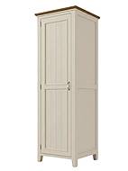 Provensálská skříň LEVANDE AIR W1P s policemi krémová