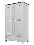 Provensálská skříň LEVANDE AIR W6P policová bílá