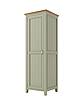 Provensálská skříň LEVANDE W1P se šatní tyči olivová