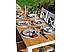 Provensálský jídelní stůl LEVANDE z masivu 120 x 80 cm bílý