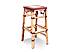 Ratanová barová židle XIAMEN bez opěradla