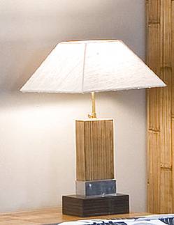 Ratanová stolní lampa  - METRO