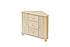 Rohová komoda z masivu Nikolas 2D3S/R více odstínů