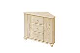 Rohová komoda z masivu Nikolas 2D3S/R více odstínů