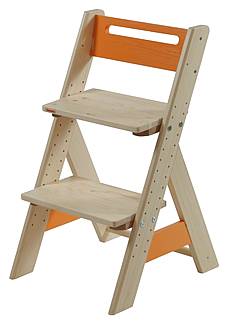 Rostoucí židle ZUZU - oranžová
