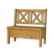 Rustikální jídelní lavice Classic Wood SIL13A 120 cm