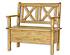 Rustikální jídelní lavice Classic Wood SIL13B 100 cm