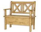 Rustikální jídelní lavice Classic Wood SIL13B 100 cm