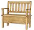 Rustikální jídelní lavice Classic Wood SIL14B 100 cm