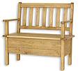 Rustikální jídelní lavice Classic Wood SIL14B 100 cm