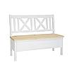 Rustikální jídelní lavice Classic Wood WHITE SIL13A 150 cm