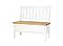 Rustikální jídelní lavice Classic Wood WHITE SIL14A 100 cm