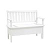 Rustikální jídelní lavice Classic Wood WHITE SIL14B 120 cm