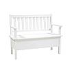 Rustikální jídelní lavice Classic Wood WHITE SIL14B 120 cm