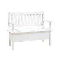 Rustikální jídelní lavice Classic Wood WHITE SIL14B 150 cm