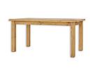 Rustikální jídelní stůl Classic Wood MES13A - 80X80 cm SKLADEM odstín hnědý vosk