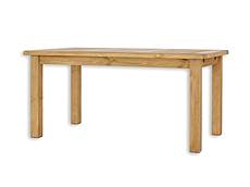 Rustikální jídelní stůl Classic Wood MES13A - 80X80 cm SKLADEM odstín hnědý vosk
