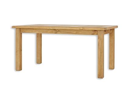 Rustikální jídelní stůl Classic Wood MES13A - 80X80 cm SKLADEM odstín hnědý vosk