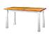 Rustikální jídelní stůl Classic Wood WHITE MES02B 140x80 cm