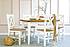 Rustikální jídelní stůl Classic Wood WHITE MES03A 160X80 cm