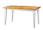 Rustikální jídelní stůl Classic Wood WHITE MES03B 200x100 cm