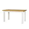 Rustikální jídelní stůl Classic Wood WHITE MES13A 120x80 cm