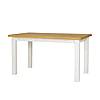 Rustikální jídelní stůl Classic Wood WHITE MES13A 140x80 cm