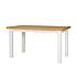 Rustikální jídelní stůl Classic Wood WHITE MES13A 80x80 cm