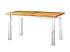 Rustikální jídelní stůl Classic Wood WHITE MES13B 80x80 cm