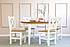 Rustikální jídelní stůl POPRAD WHITE MES01A 160x80 cm