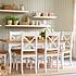Rustikální jídelní stůl POPRAD WHITE MES01B 160x80 cm