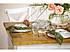 Rustikální jídelní stůl POPRAD WHITE MES01B 80x80 cm