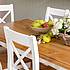 Rustikální jídelní stůl POPRAD WHITE MES02 80x80 cm