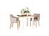 Rustikální jídelní stůl POPRAD WHITE MES02A 120x80cm