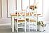 Rustikální jídelní stůl POPRAD WHITE MES02A 160x80 cm