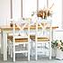 Rustikální jídelní stůl POPRAD WHITE MES02A 180x90 cm